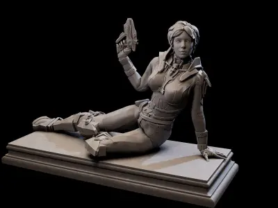 CosmoGirl for 3d Print 3D print model