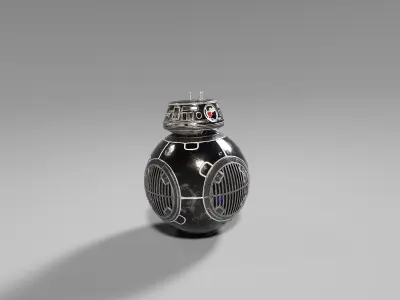 Star Wars Droid Low-poly 3D model