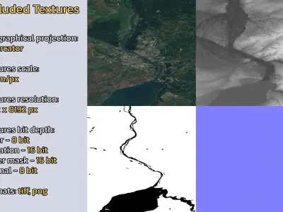 Novosibirsk Russia City Landscape 3D Model 3D model