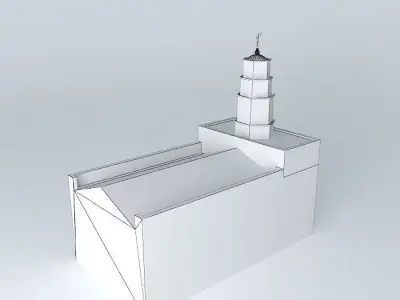 LDS. Temple Nauvoo, Illinois  Templo Mormon.  113th. Operatin... Free 3D model