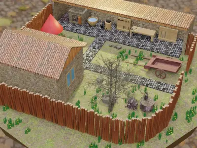Blacksmith house 3D model