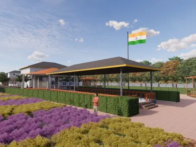 Old Age Home full details architectur college project 3D model