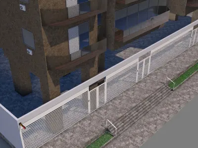 Residential Building dalle 025 3D model