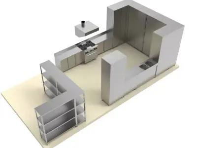 kitchen 9 3D model