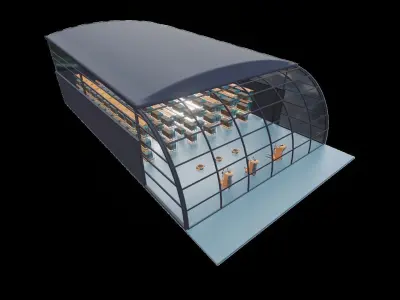 Warehouse Unit 3D model