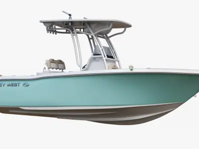 Key West 239FS Fishing Boat and Yamaha 5.3L V8 F350C Engine 