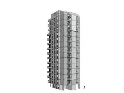 Sketchup Apartments 01 3D model
