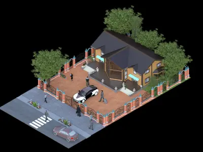 Six Captivating Homes for Your Virtual World 3D model