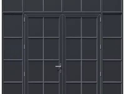 Reynaers Slim Line-38 Low-poly 3D model