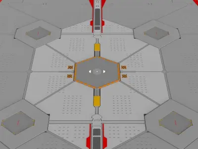 sci-fi Architectural element 14 3D model