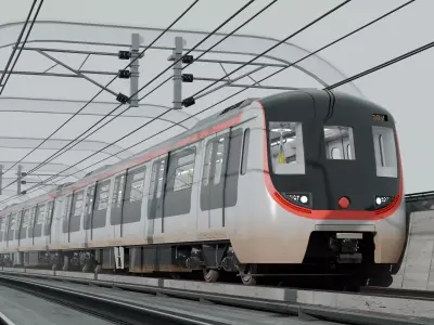 MTR train  3D model