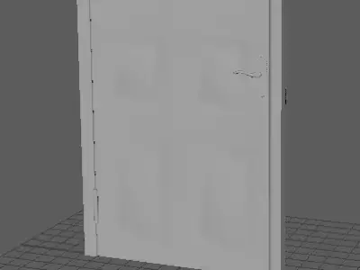 Dooor door Free low-poly 3D model