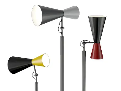 Nemo Parliament Floor Lamp 3D model