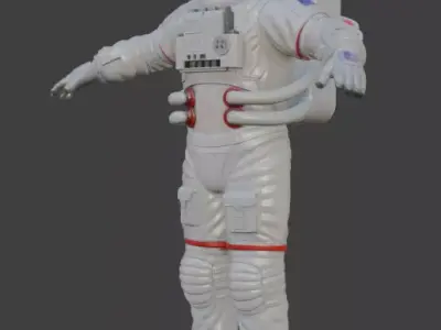 Astronaut Spacesuit 3D Model 3D model