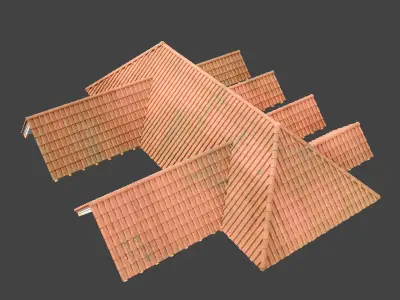 Realistic Roof Collections 34 3D model