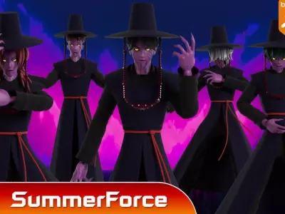 Demon Jinu Saja - KPop Demon Hunters 3D model