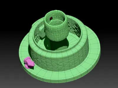 Forge and Anvil Combo HD 4k PBR Ready Textures LOW POLY Low-poly 3D model