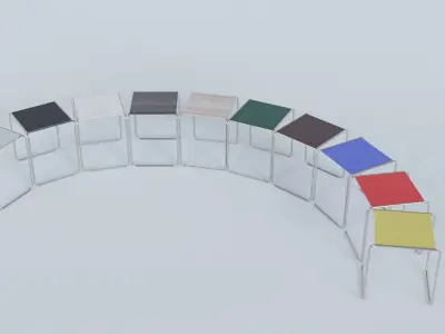 Modern chair Free low-poly 3D model