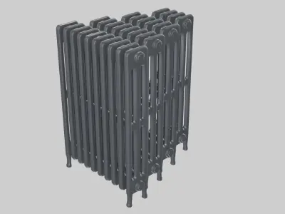Classic Cast Iron Radiator 3C Collection 3D model