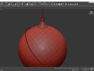 Skye Pendant Ceiling Light Low-poly 3D model