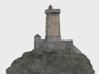 The Triagoz Lighthouse 3D model