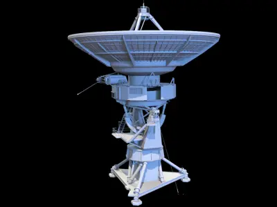 Radio Telescope 3D model