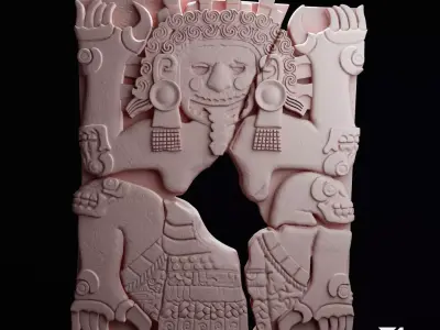 Monolito de Tlaltecuhtli  3D print model