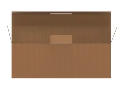 Cardboard Box Free 3D model