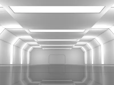 Sci Fi Warehouse 3D model