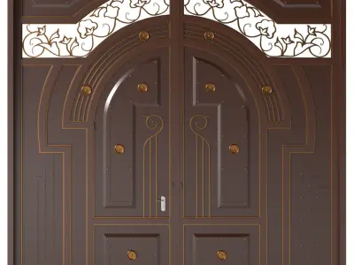 Classic Gate Low-poly 3D model