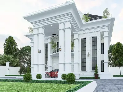 3D MANSION HOUSE  3D model