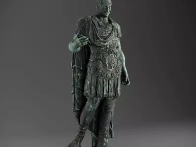 Caesar Statue 3D model