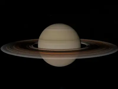 Planet Saturn 3D model