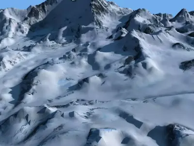 Mount Qomolangma 3D model