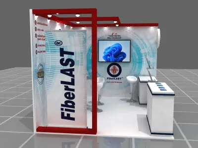 Modular Fair Stand 006 3D model