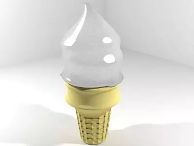 Ice-Cream Cup 3D model