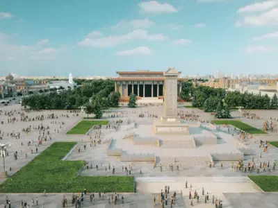 Tiananmen Square National Museum of China 3D model