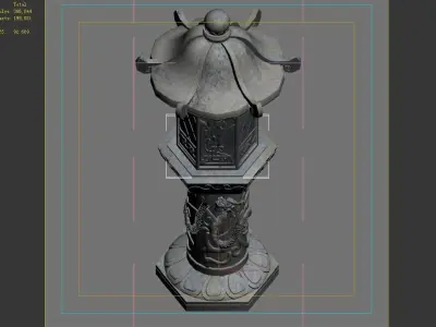 Building Components - Stone Light 064 3D model