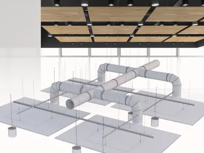 Ceiling system Armstrong  3D model