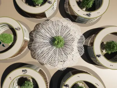 Buta building concept 3D model