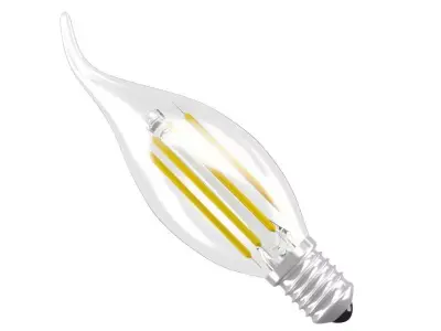 filament led light bulb 3D model