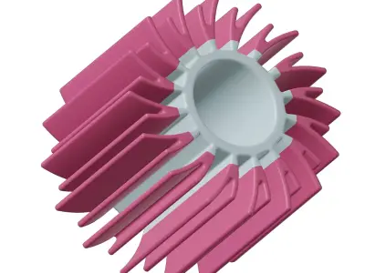 Premium Heat Sink Toy 3D model