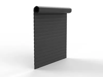 Shutter wall panel 3D model