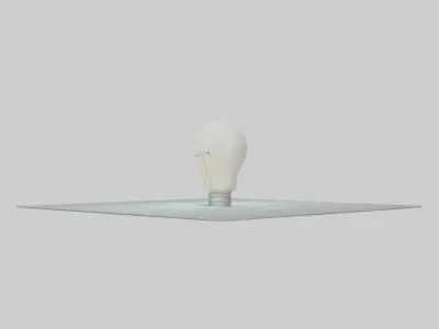 Cartoon Light Bulb model 3D model