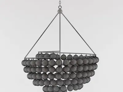 Currey and Company - Stratosphere Chandelier Lighting 3D model