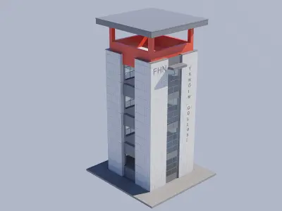 tower Low-poly 3D model