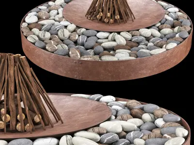 Fire Pit Zen Ak47  3D model