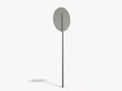 Max Weight Sign Low-poly 3D model