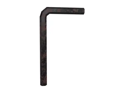 Hex Wrench v1 004 Low-poly 3D model