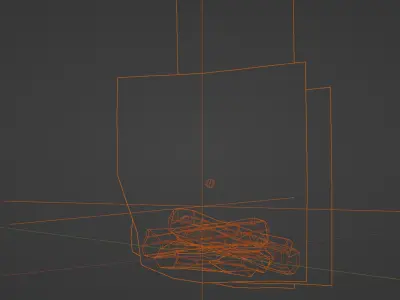 Animated Fire 3D model